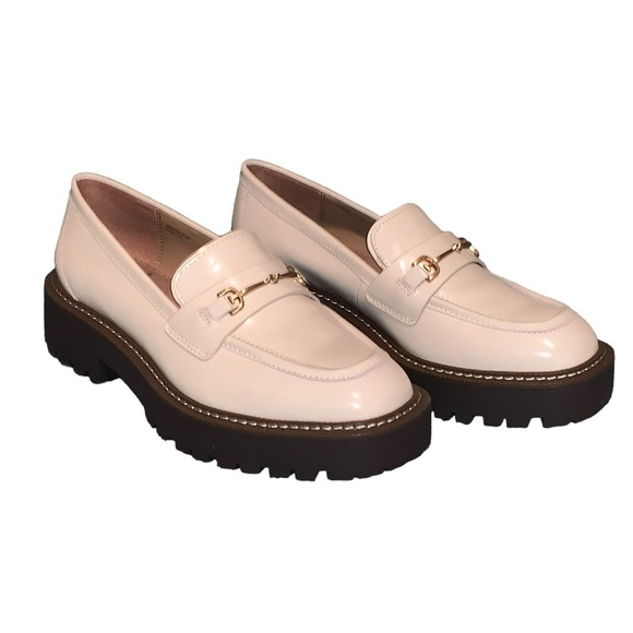 New in Box Sam Edelman Laurs platform loafers in ivory, size 7 - Picture 5 of 5